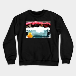 dog bath Crewneck Sweatshirt